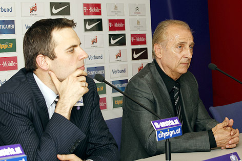 © GEPA/Walter Luger Austira-Manager Markus Kraetschmer und Generalmanager Thomas Parits