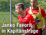 Marc Janko beim Training