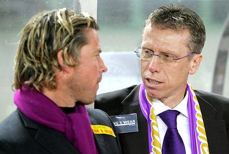 © GEPA/Thomas Karner Ehemaliger Austria-Trainer Frenkie Schinkels und Sportdirektor Peter Stöger