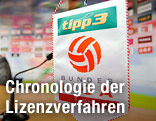 Wimpel mit Bundesliga-Logo