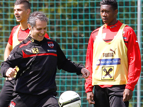 Teamchef Marcel Koller und David Alaba