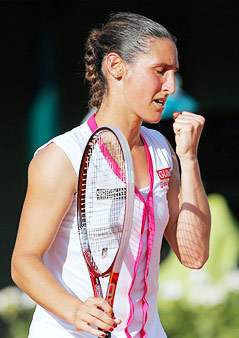 © AP/Christophe Ena Jubel von Virginie Razzano (FRA)