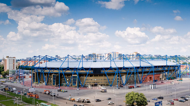 © AP/Andrew Kravchenko Stadion in Charkiw