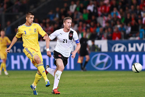 © ORF.at/Christian Öser Mark Janko läuft dem Ball hinterher