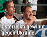 Jubel von Marc Janko und Marko Arnautovic