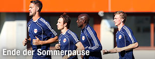 Salzburg-Spieler beim Training