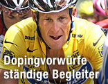 Lance Armstrong im Gelben Trikot der Tour de France