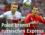 Zweikampf von Jakub Blasczczykowski (POL) und Sergej Ignaschevitsch (RUS)