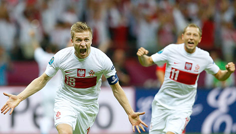 © APA/EPA/Oliver Weiken Jubel von Jakub Blasczczykowski (POL)