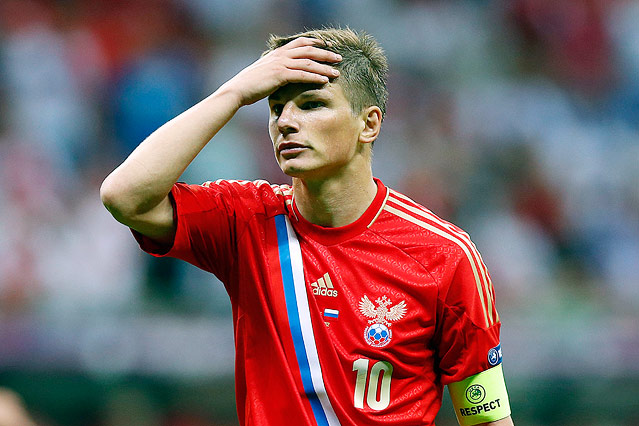 © APA/EPA/PAP/Leszek Szymanski Andrej Arschawin (RUS) greift sich auf seinen Kopf