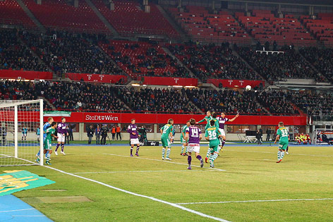 © GEPA/Hans Oberlaender Spielszene aus dem Derby im Ernst-Happel-Stadion