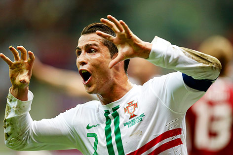 © APA/EPA/Leszek Szymanski Cristiano Ronaldo (POR) jubelt
