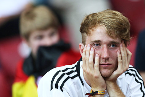 Enttäuschter Deutschland-Fan