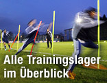 Fußballer im Training