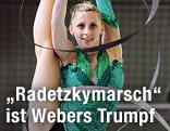 Rhythmische Gymnastikerin Caroline Weber