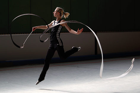 Rhythmische Gymnastikerin Caroline Weber