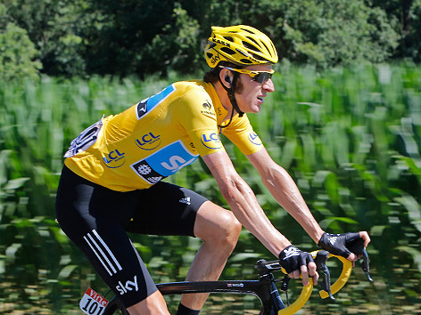 © AP/Laurent Cipriani Britischer Radsportler Bradley Wiggins