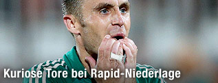 Steffen Hofmann (Rapid) nach seinem vergebenen Elfmeter