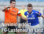 Arvedin Terzic (Lustenau) und Philipp Huspek (Linz)