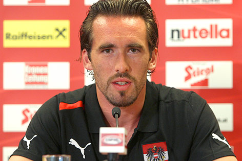 Christian Fuchs bei der Pressekonferenz