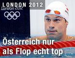 Markus Rogan entt&auml;uscht nach seinem Semifinallauf &uuml;ber 200 Meter Lagen