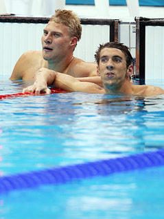 © GEPA/Christian Walgram Dinko Jukic und Michael Phelps