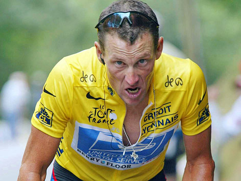 © APA/dpa/Gero Breloer Lance Armstrong bei der Tour de France