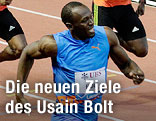 Usain Bolt beim 200m-Lauf
