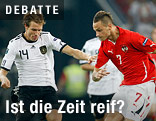 Holger Badstuber (GER) und Marko Arnautovic (AUT)