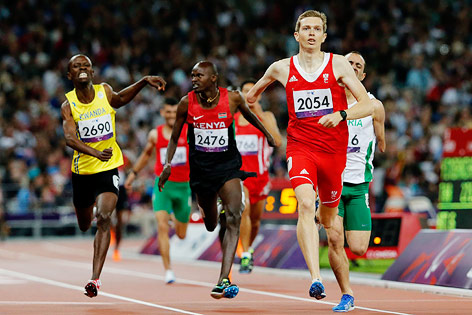 Günther Matzinger über 800 Meter