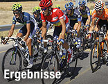 Führungsgruppe einer Vuelta-Etappe