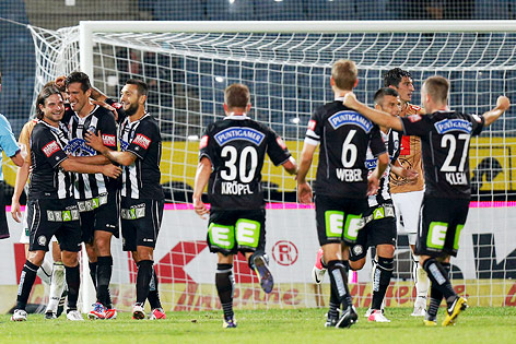 © GEPA/David Rodriguez Anchuelo Jubel von Sturm-Spielern