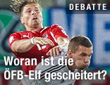 Sebastian Pr&ouml;dl und Lukas Podolski