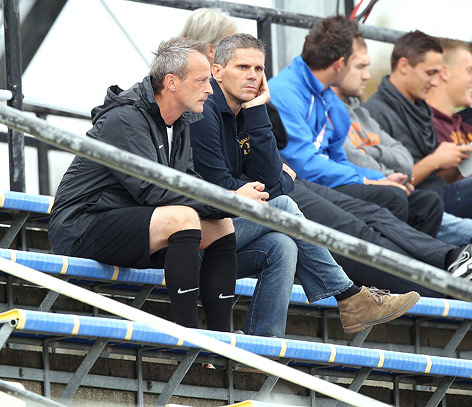 © GEPA/Christian Ort Co-Trainer Manfred Nastl und Trainer Didi Kühbauer (Admira)