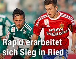 Anel Hadzic (Ried) und Deni Alar (Rapid)