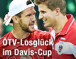 Davis Cup-Kapitän Clemens Trimmel und Jürgen Melzer