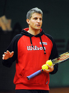Clemens Trimmel beim Training