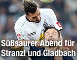 Martin Stranzl (Gladbach) köpfelt zum Ausgleich