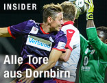 Roman Kienast (A.Wien), Andreas Malin (Dornbirn) und Edwin-Joshua Ndybisi (Dornbirn)