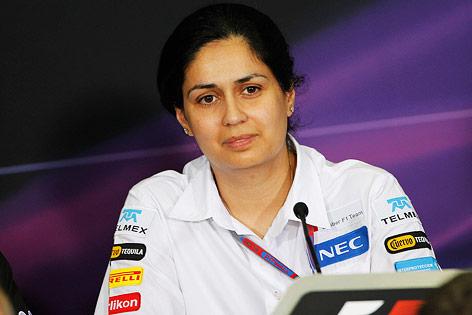 © AP/Lai Seng Sin Monisha Kaltenborn (Leiterin von Sauber)