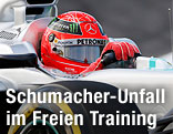 Michael Schumacher beim Fahren