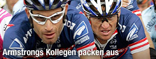 George Hincapie  und  Lance Armstrong  (US Postal Team-Rider)