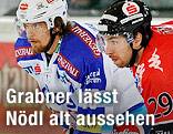 Andreas Nödl (Innsbruck) und Michael Grabner (VSV)