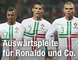 Enttäuschte Portugal-Spieler
