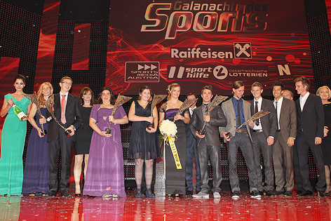 Alle Ausgezeichneten bei der Sportlerwahl 2012