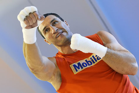 © APA/Barbara Gindl Wladimir Klitschko beim Training