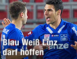 Jubel der BW-Linz-Spieler