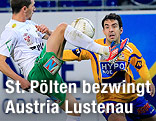 Felix Roth (Austria Lustenau) und Gorka Unda (St. Pölten)