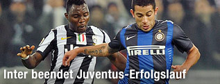 Asamoah und Walter Gargano
