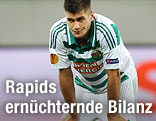 Entt&auml;uschung von Michael Schimpelsberger (Rapid)